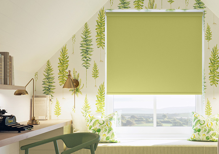 Orion (Blackout), Sage Green - Twist&Fit Roller Blind - Image 3